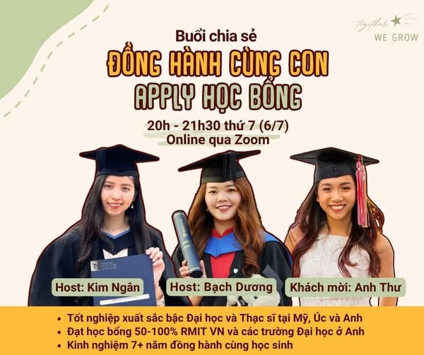 Để con không cô đơn trên hành trình apply học bổng ✨